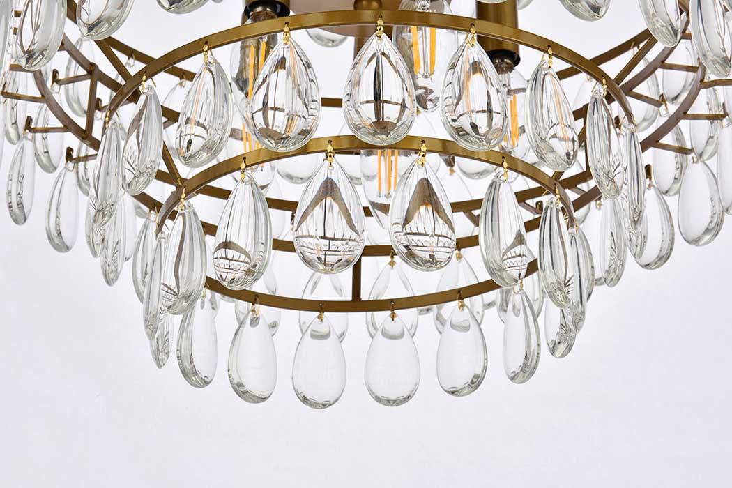 Elegant Pendant Light - Brass, L 18" (1102D18BR)