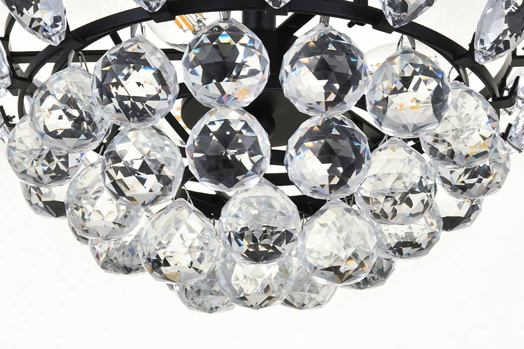 Elegant Pendant Light - Black, L 14" (1104D14BK)