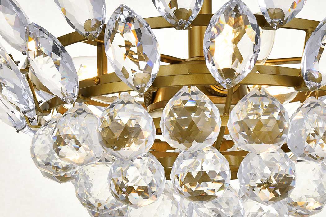 Elegant Pendant Light - Brass, L 14" (1104D14BR)