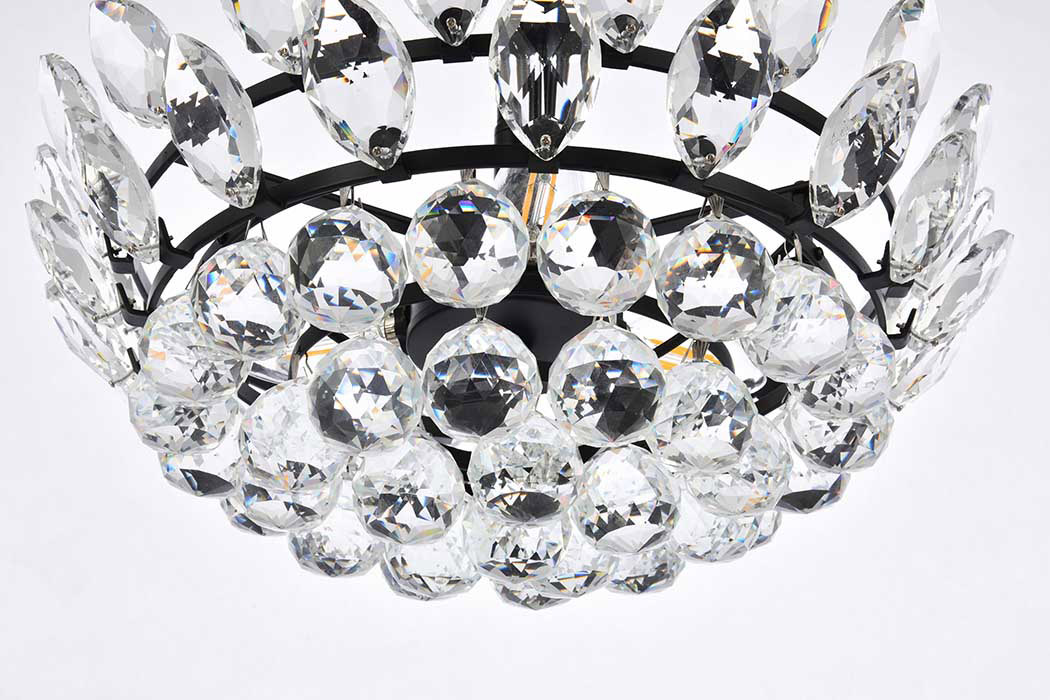 Elegant Pendant Light - Black, L 16" (1104D16BK)