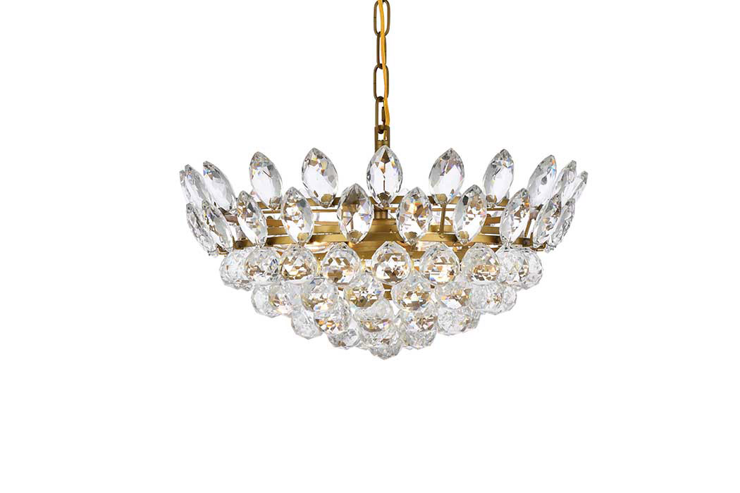 Elegant Pendant Light - Brass, L 18" (1104D18BR)