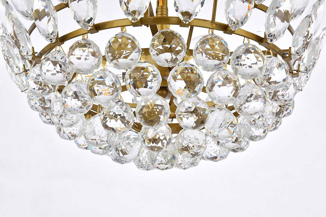 Elegant Pendant Light - Brass, L 18" (1104D18BR)