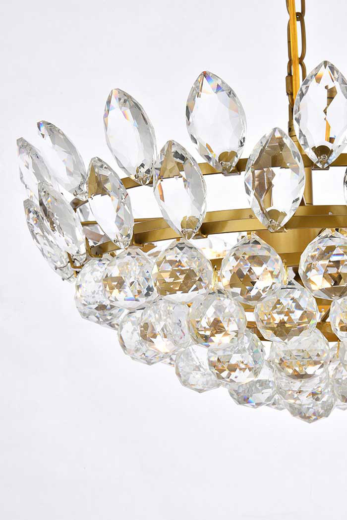 Elegant Pendant Light - Brass, L 18" (1104D18BR)