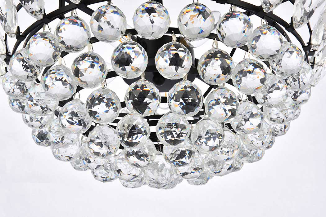 Elegant Pendant Light - Black, L 20" (1104D20BK)