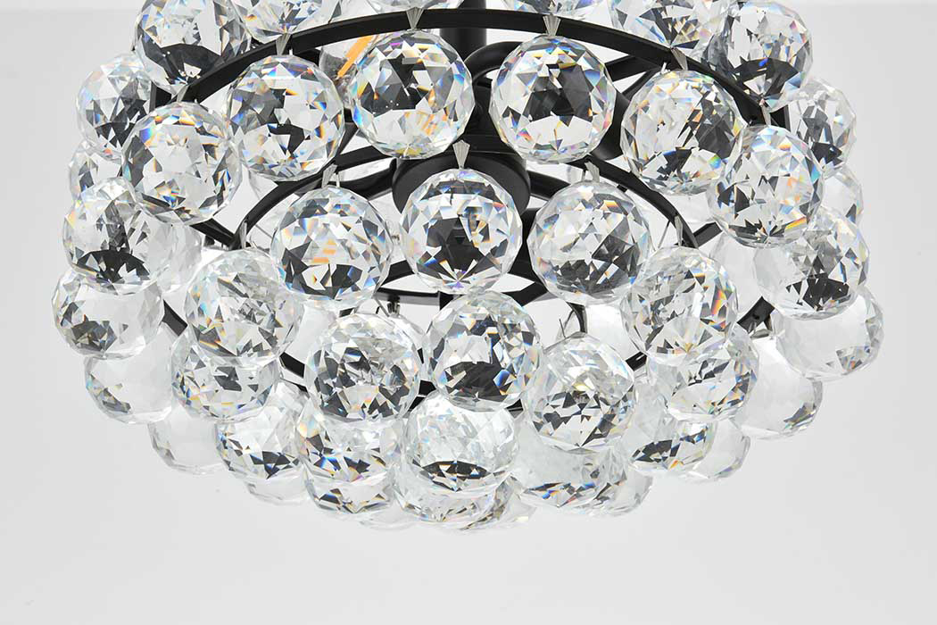 Elegant Pendant Light - Black, L 12" (1106D12BK)