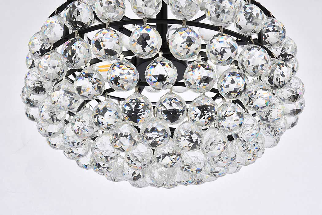 Elegant Pendant Light - Black, L 16" (1106D16BK)