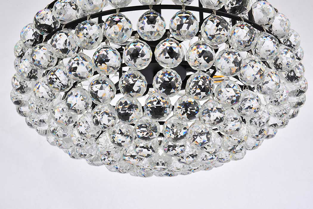 Elegant Pendant Light - Black, L 20" (1106D20BK)