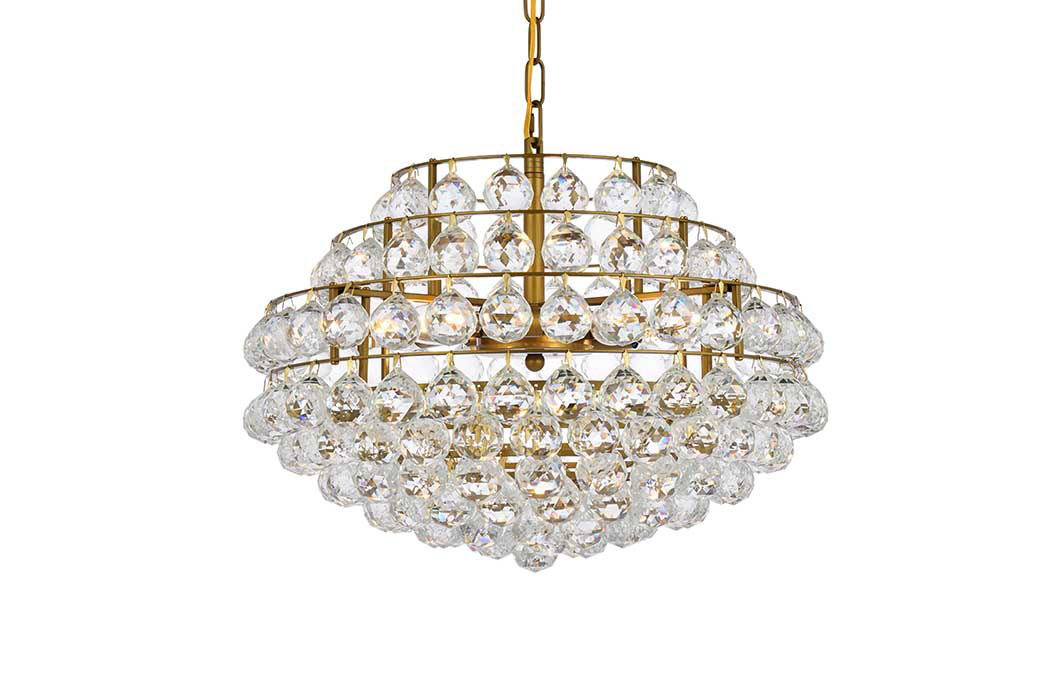 Elegant Pendant Light - Brass, L 20" (1106D20BR)