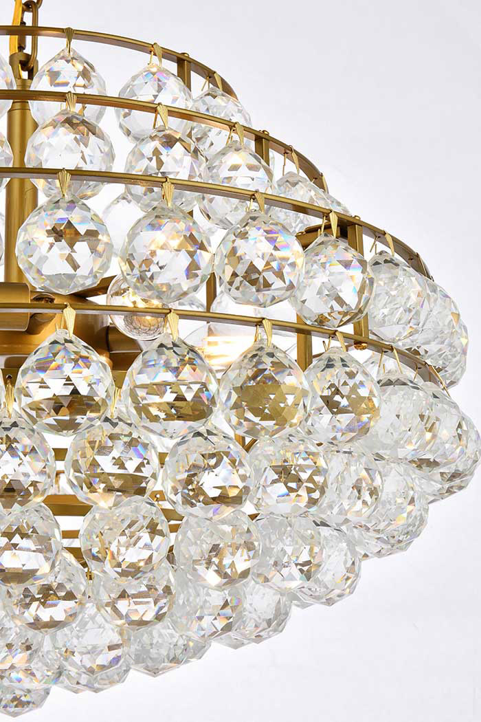 Elegant Pendant Light - Brass, L 20" (1106D20BR)