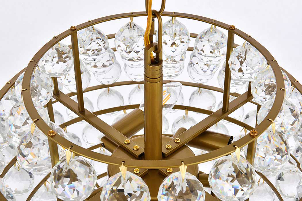 Elegant Pendant Light - Brass, L 20" (1106D20BR)
