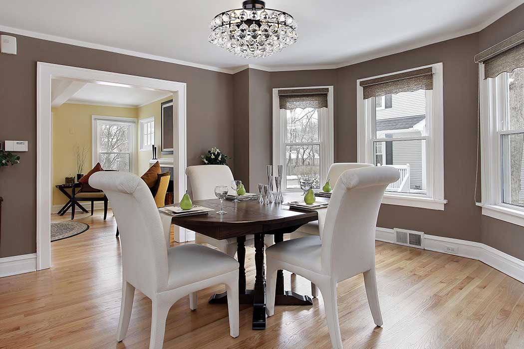Elegant Flush Mount Light - Black, L 18" (1107F18BK)