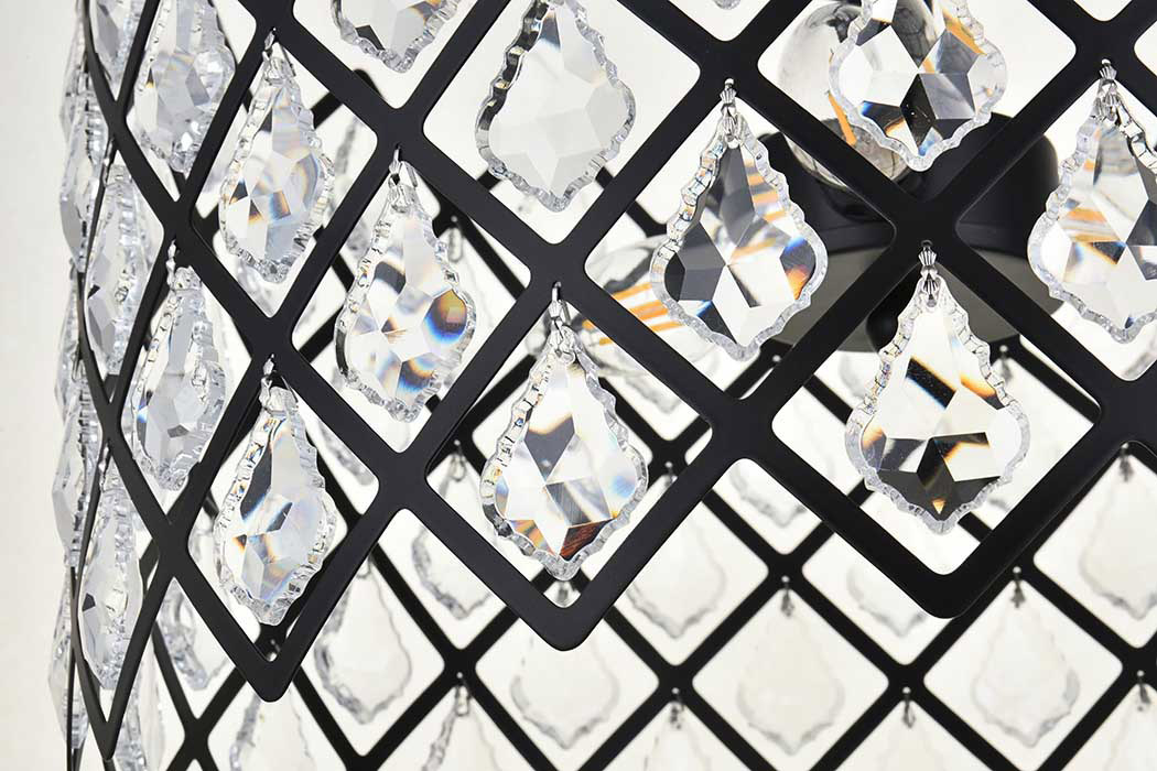 Elegant Pendant Light - Black, L 21" (1111D21BK)