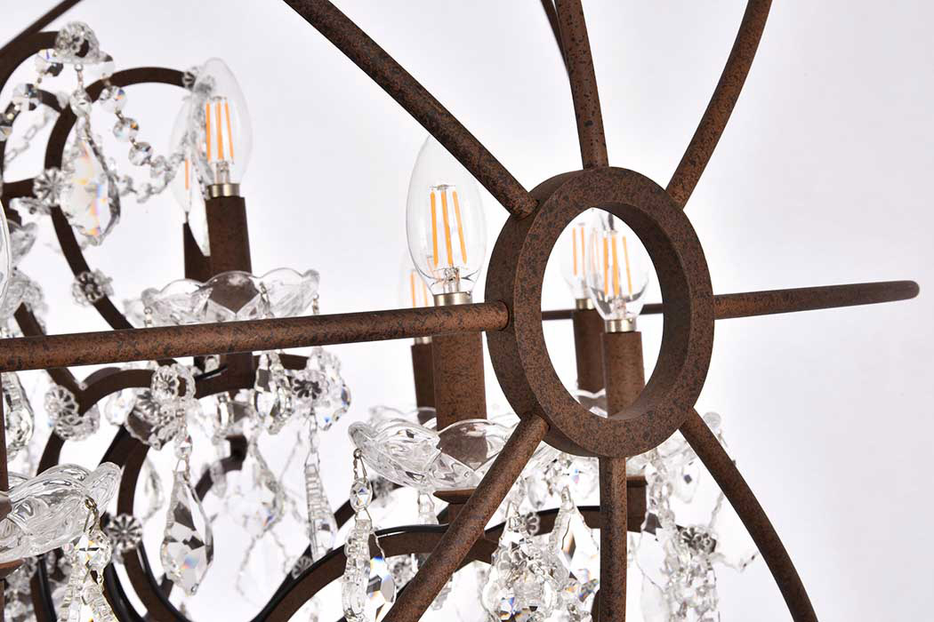 Elegant Urban Classic Pendant Lamp - Rustic Intent, L 43.5" (1130G43RI-RC)
