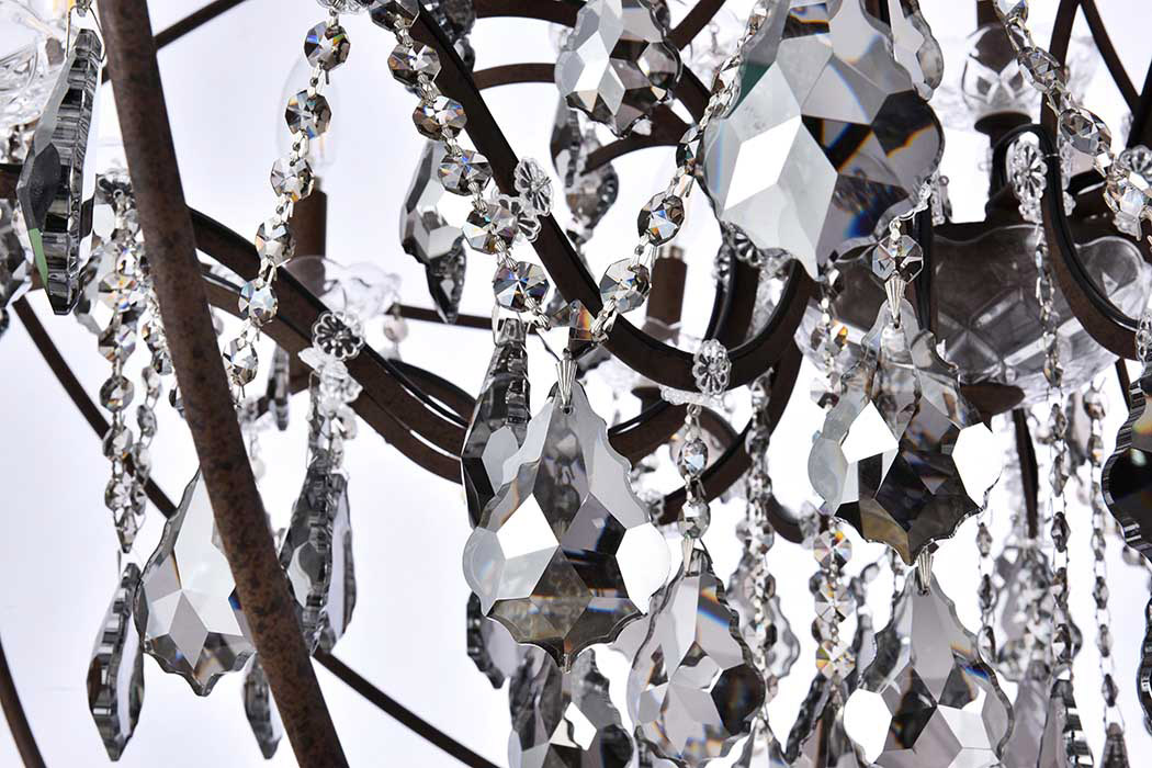 Elegant Urban Classic Pendant Lamp - Rustic Intent/Silver, L 43.5" (1130G43RI-SS-RC)