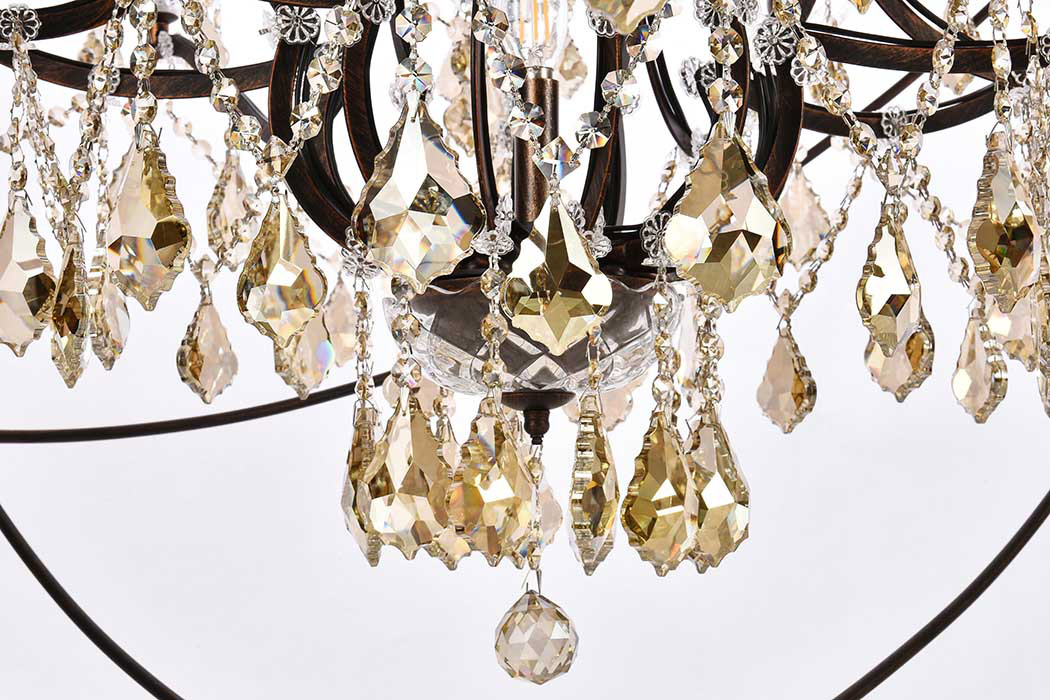 Elegant Urban Classic Pendant Lamp - Dark Bronze, L 60" (1130G60DB-RC)