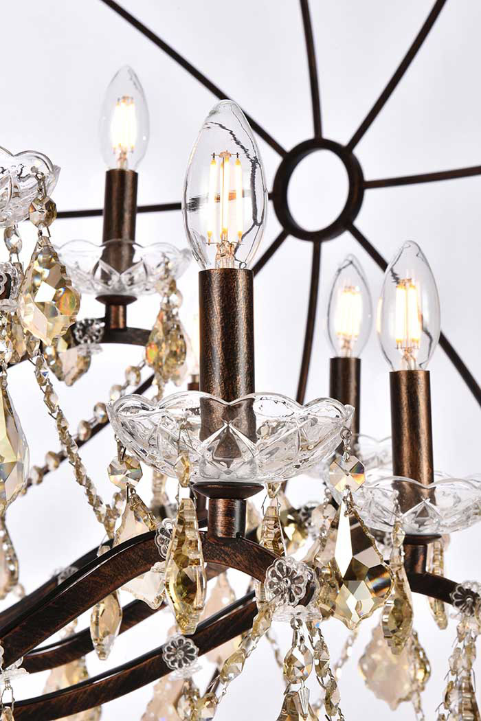 Elegant Urban Classic Pendant Lamp - Dark Bronze, L 60" (1130G60DB-RC)