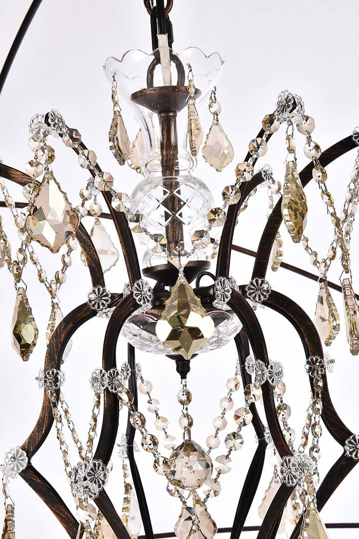Elegant Urban Classic Pendant Lamp - Dark Bronze, L 60" (1130G60DB-RC)