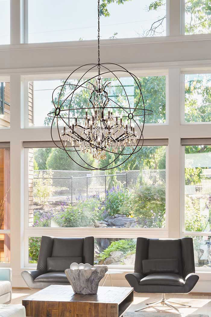 Elegant Urban Classic Pendant Lamp - Dark Bronze, L 60" (1130G60DB-RC)