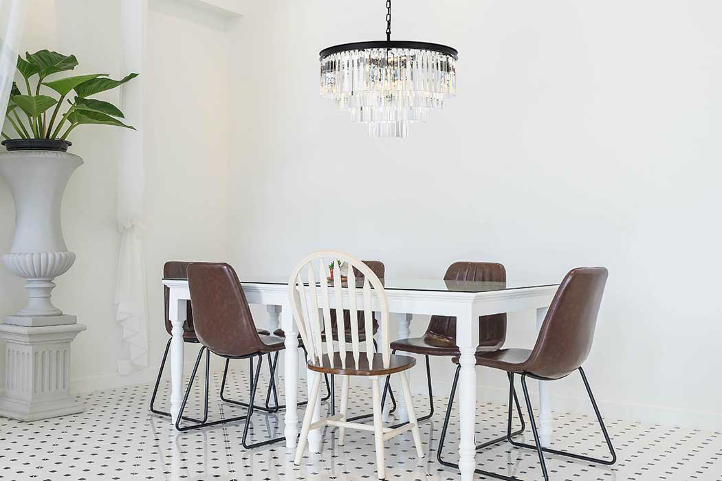 Elegant Urban Classic Sydney Collection Pendant Lamp - Matte Black, L 32" (1201D32MB-RC)