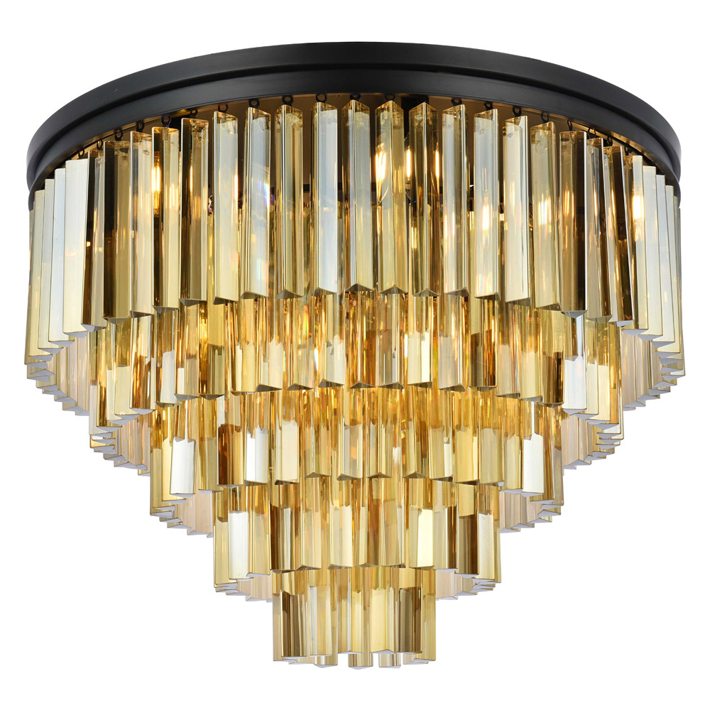 Elegant - Sydney 9 Light Flush Mount