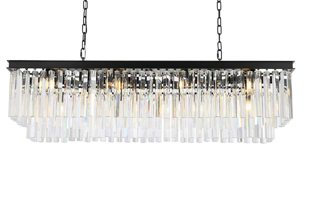 Elegant Sydney Pendant - Matte Black, L 50" (1202D50MB-RC)
