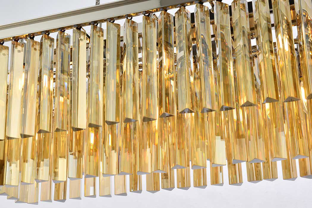 Elegant Sydney Pendant - Polished Nickel/Gold, L 50" (1202D50PN-GT-RC)
