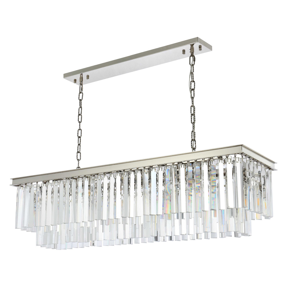 Elegant Sydney Pendant - Polished Nickel, L 50" (1202D50PN-RC)