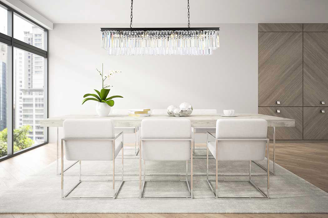 Elegant Sydney Pendant - Matte Black, L 14" (1202D60MB-RC)