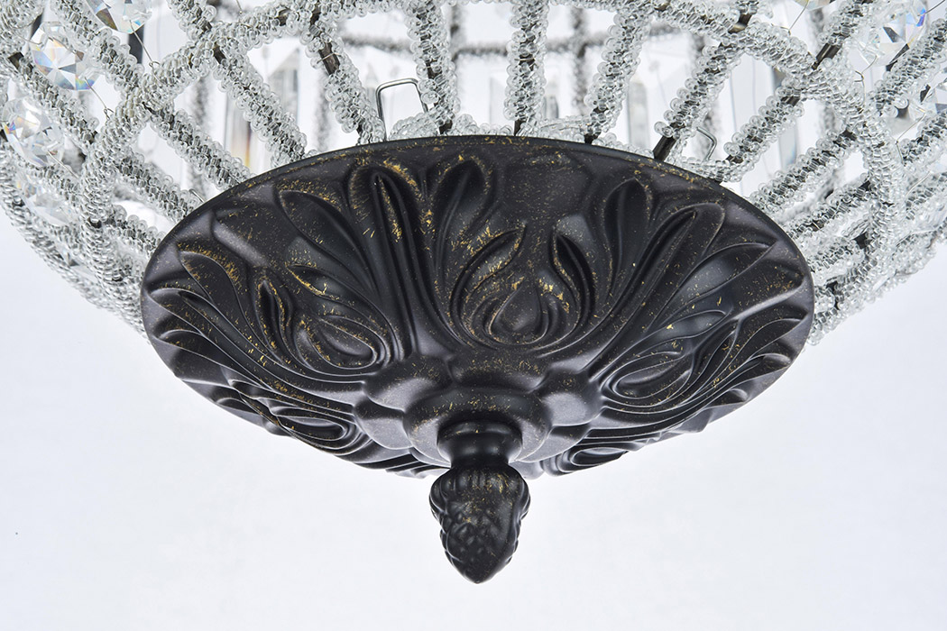 Elegant Urban Classic Pendant Lamp - Dark Bronze, L 12" (1205D12DB-RC)