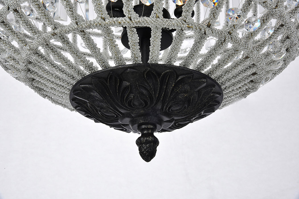 Elegant Urban Classic Pendant Lamp - Dark Bronze, L 18" (1205D18DB-RC)