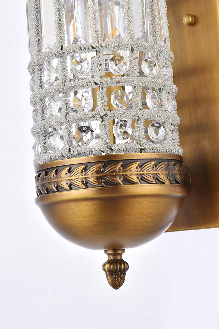 Elegant Urban Classic Olivia Collection Wall Sconce - French Gold (1205W5FG-RC)