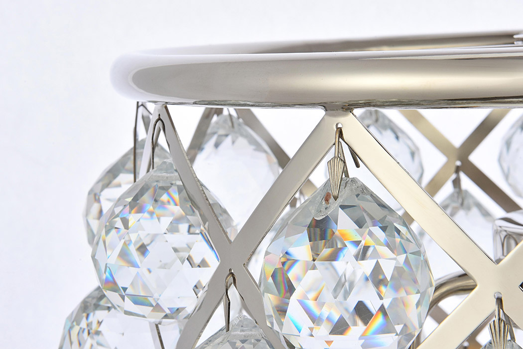 Elegant Urban Classic Madison Collection Pendant Lamp - Polished Nickel, L 14" (1206D14PN-RC)