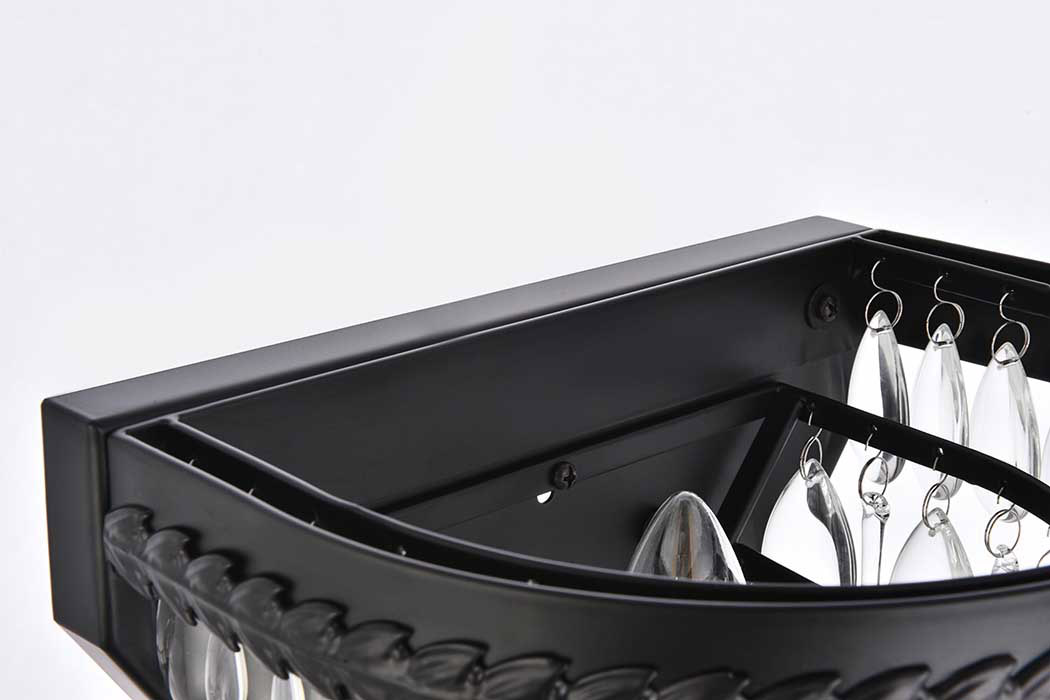 Elegant Wall Sconce - Black (1219W9BK-RC)