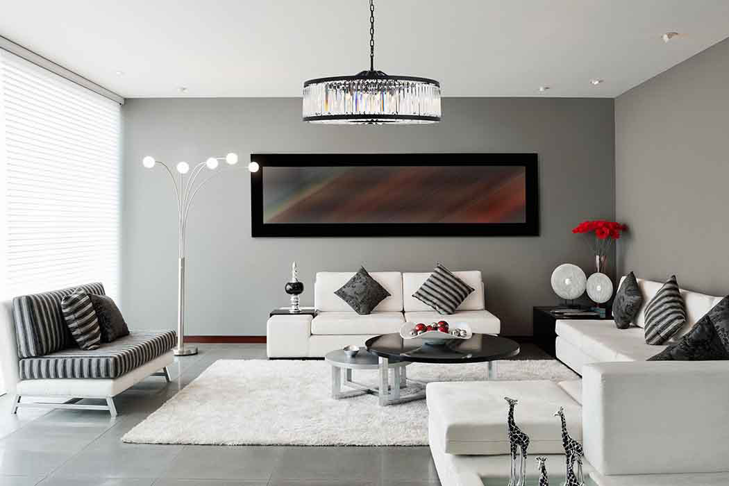 Elegant Urban Classic Chandelier - Matte Black, L 43.5" (1233G43MB-RC)