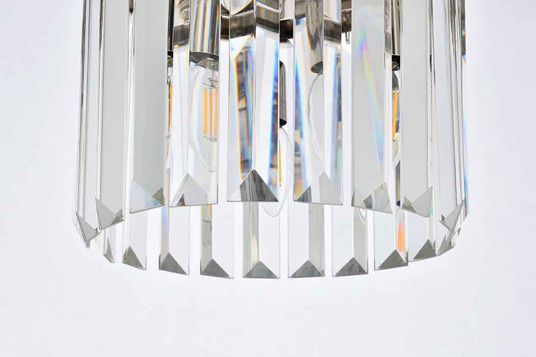 Elegant Urban Classic Pendant - Polished Nickel, L 12" (1238D12PN-RC)
