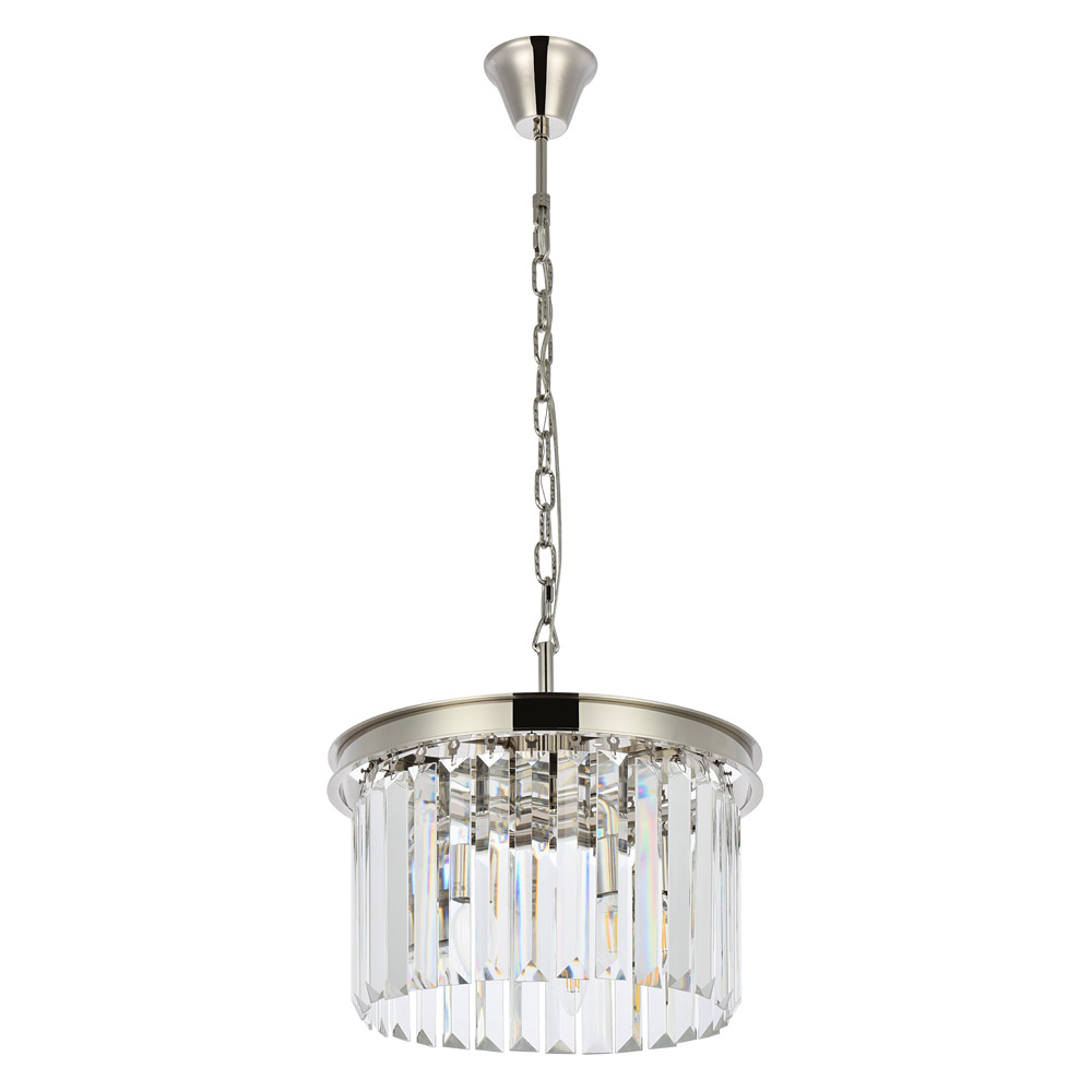 Elegant Urban Classic Pendant - Polished Nickel, L 16" (1238D16PN-RC)
