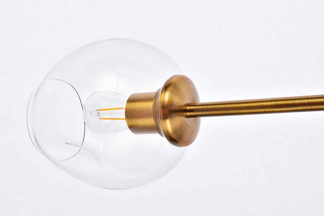 Elegant Cavoli 5 Lights Chandelier - Brass (1712D42BR)
