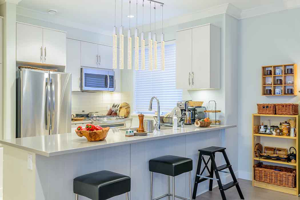 Elegant Pendant Light - Chrome, L 12" (2066D36C)