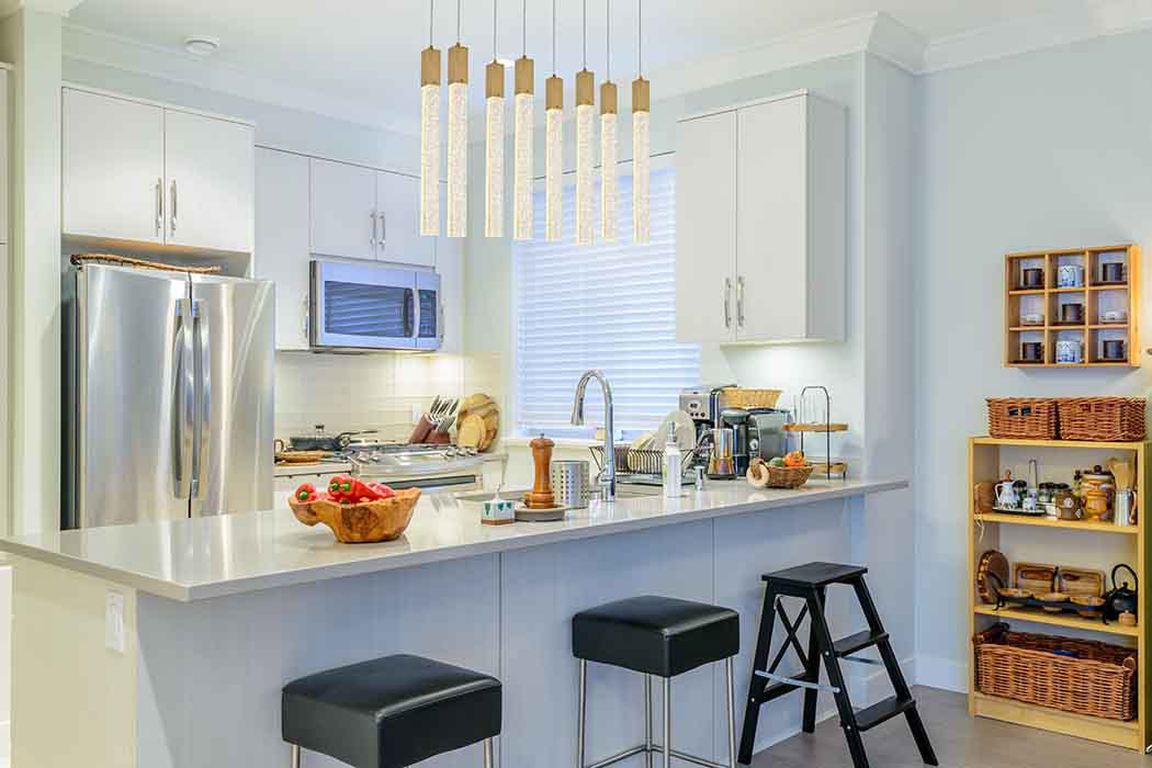 Elegant Pendant Light - Satin Gold, L 12" (2066D36SG)