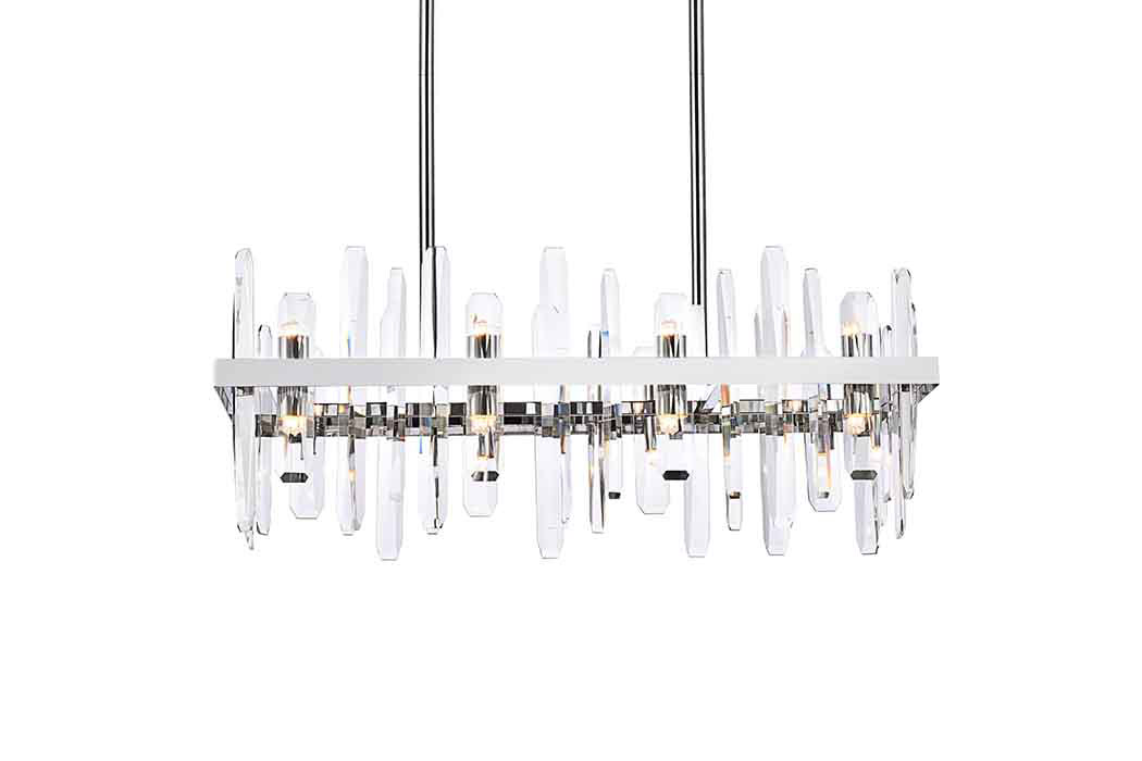 Elegant Chandelier - Chrome, L 30" (2200G30C)