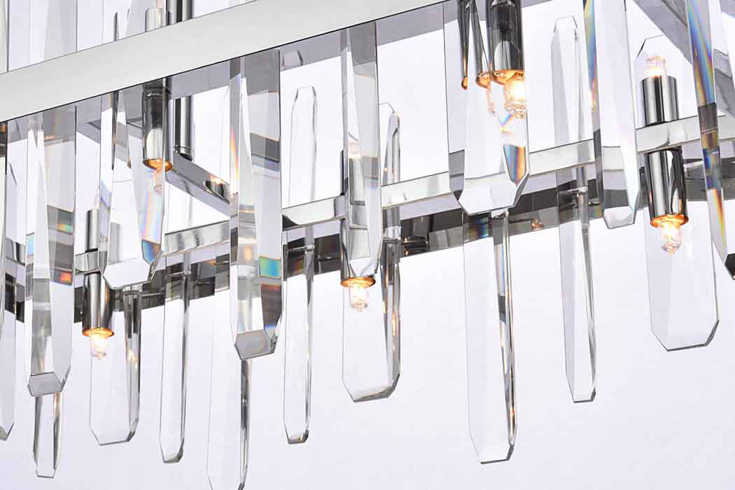 Elegant Chandelier - Chrome, L 30" (2200G30C)