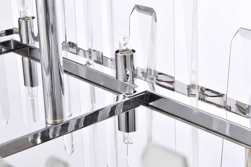 Elegant Chandelier - Chrome, L 36" (2200G36C)