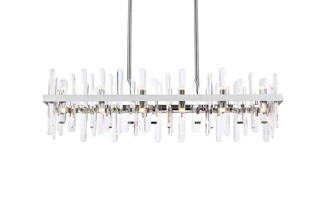 Elegant Chandelier - Chrome, L 42" (2200G42C)