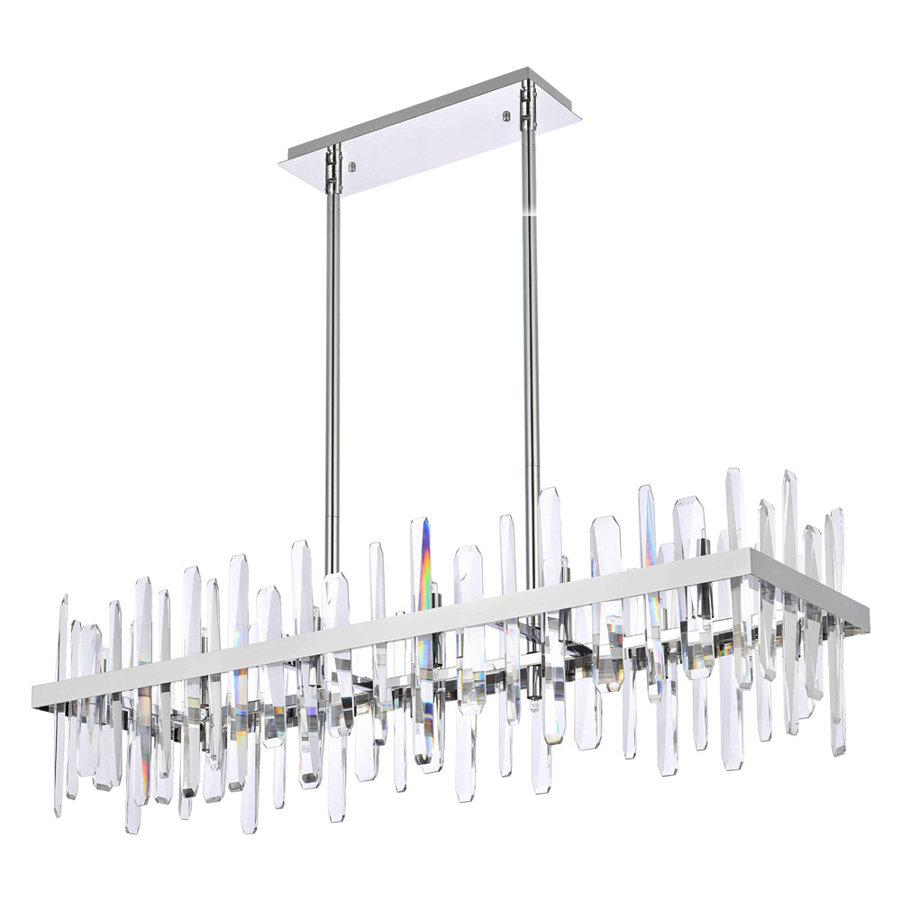 Elegant Chandelier - Chrome, L 42" (2200G42C)