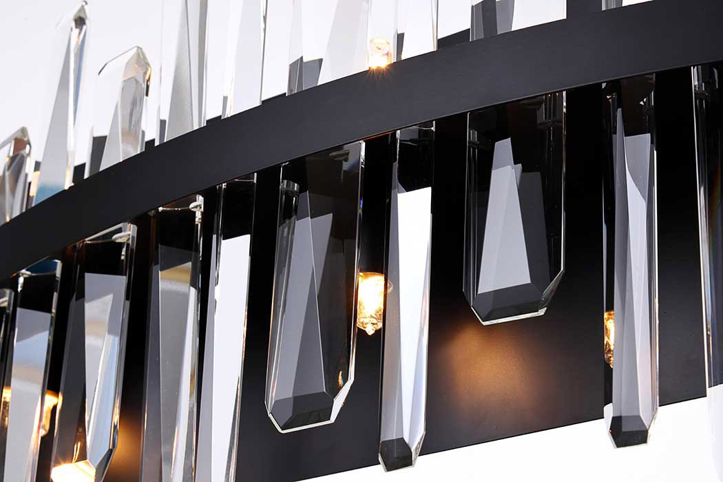 Elegant Wall Sconce - Black, L 24" (2200W24BK)