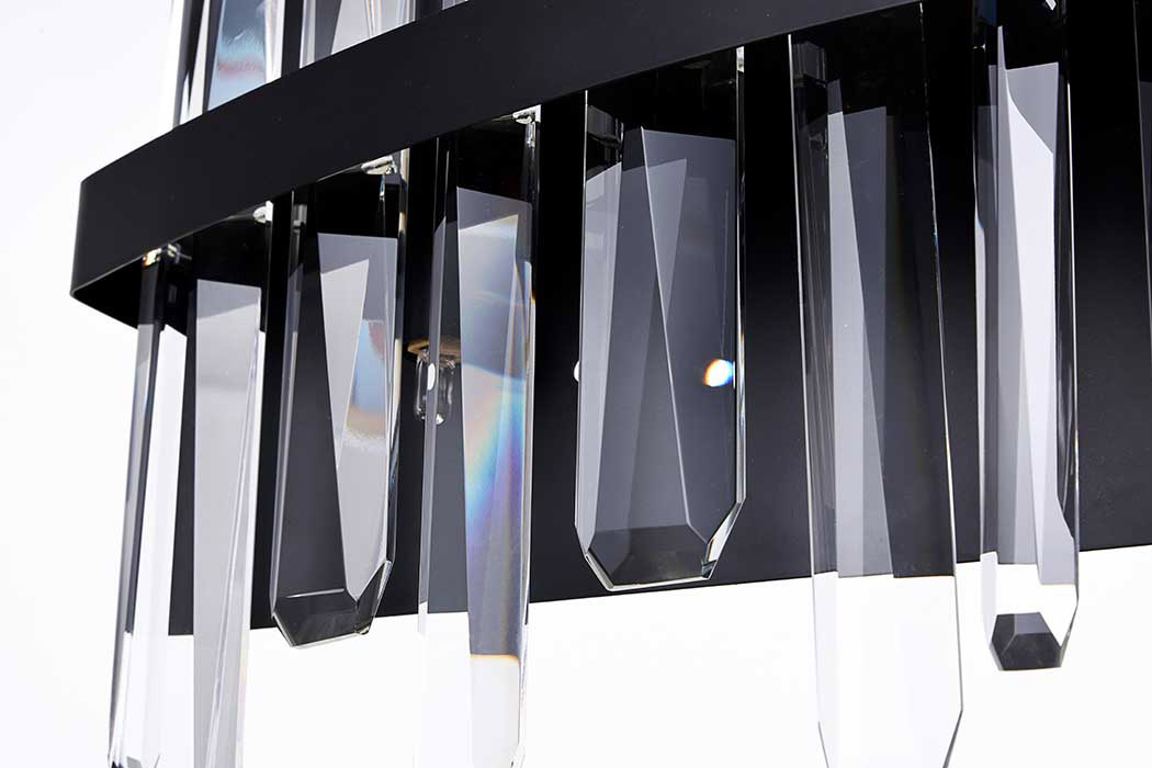 Elegant Wall Sconce - Black, L 24" (2200W24BK)