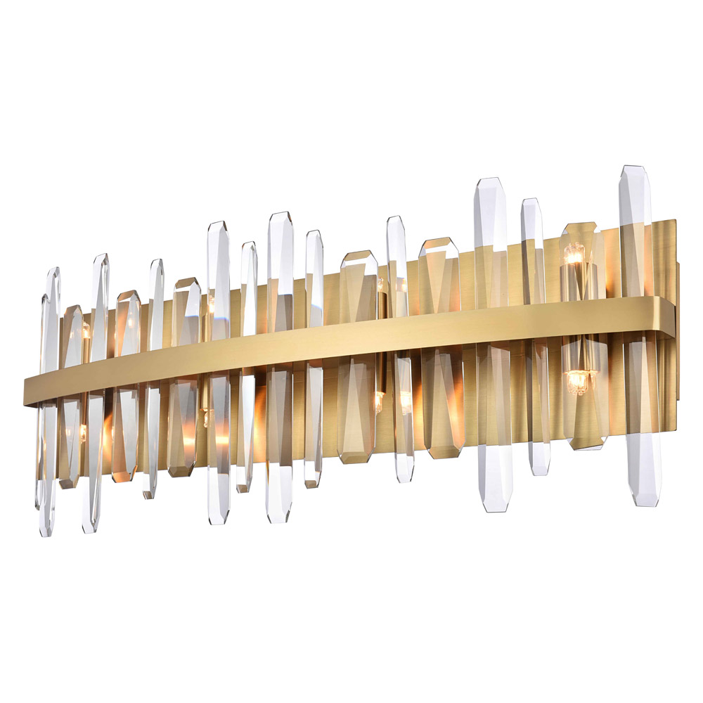 Elegant Wall Sconce - Satin Gold, L 30" (2200W30SG)