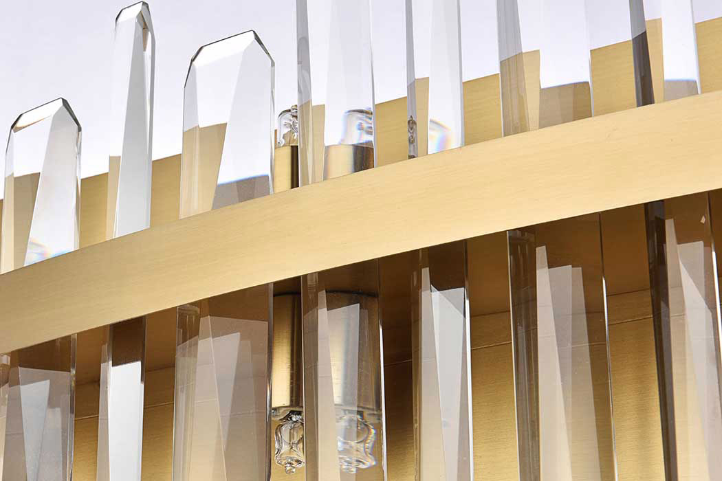 Elegant Wall Sconce - Satin Gold, L 30" (2200W30SG)