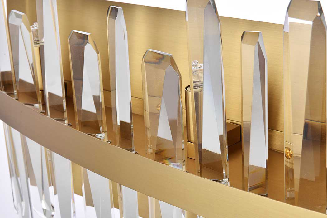Elegant Wall Sconce - Satin Gold, L 30" (2200W30SG)