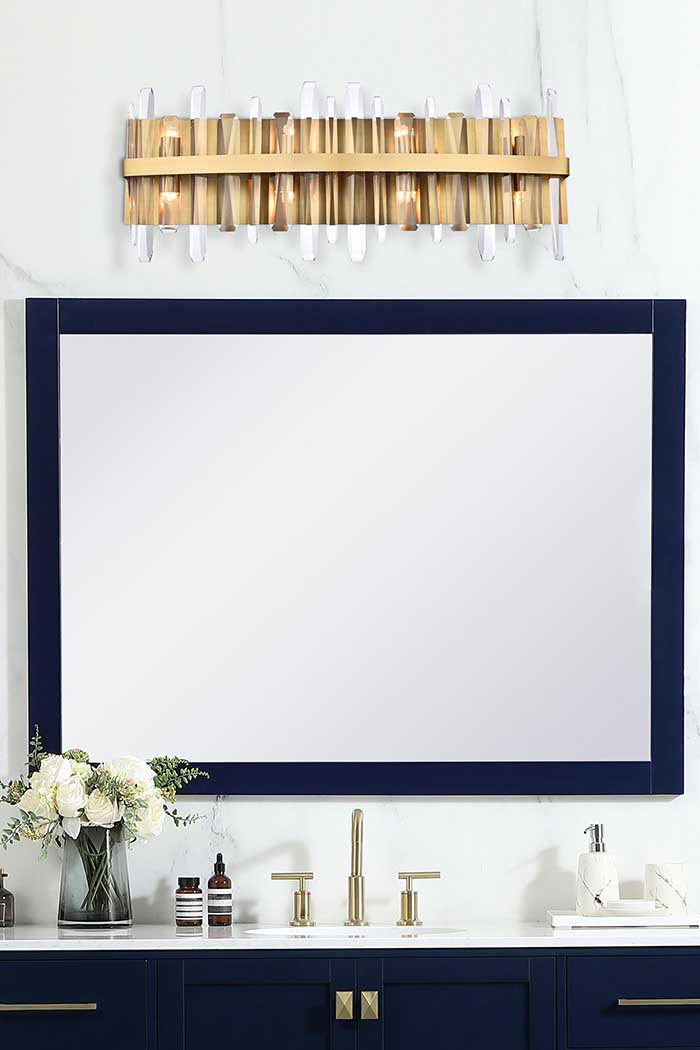 Elegant Wall Sconce - Satin Gold, L 30" (2200W30SG)